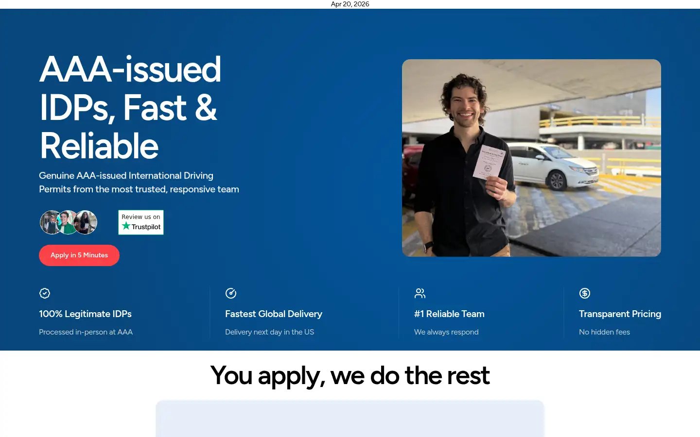 Screenshot of fastidp.com