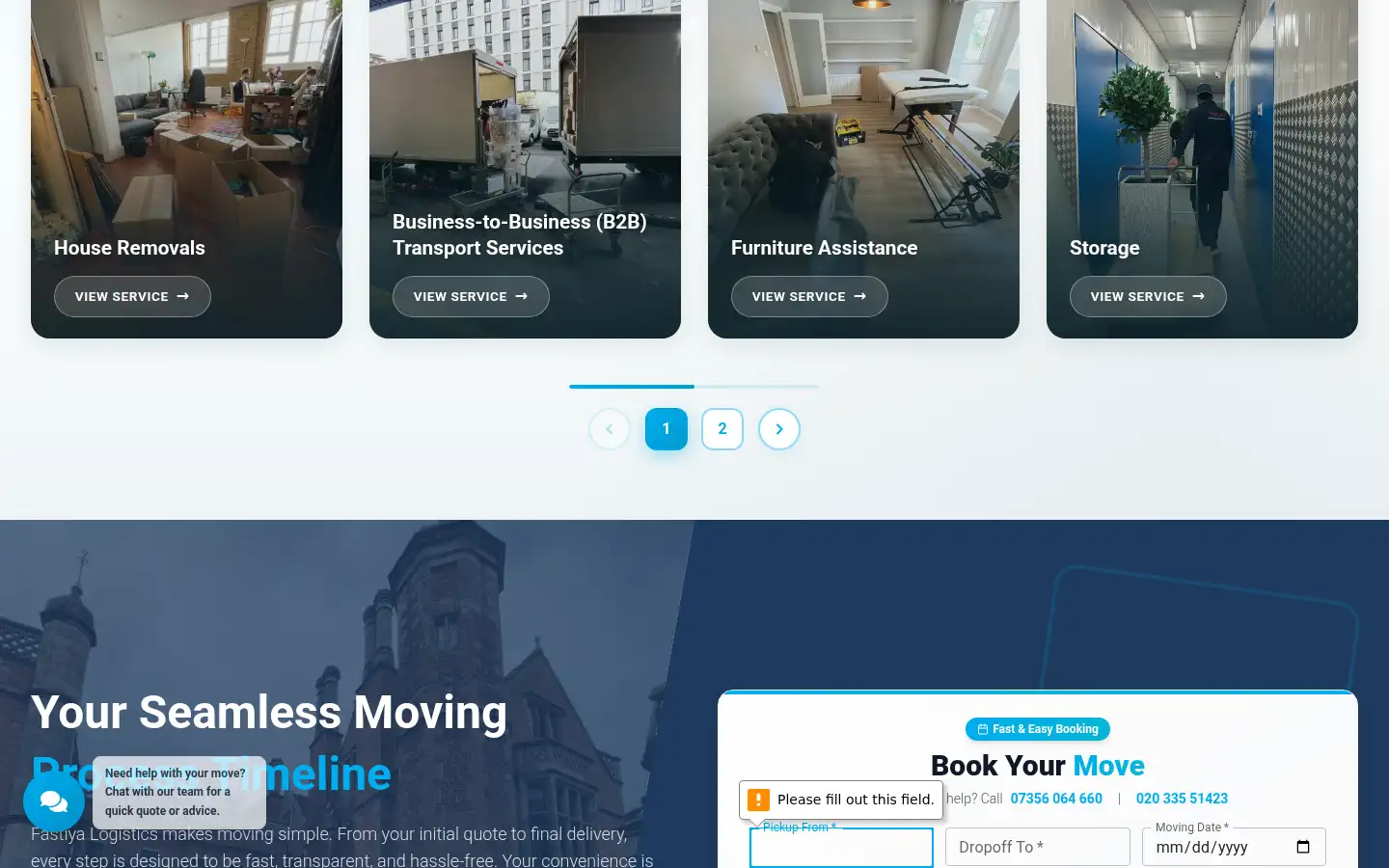 Screenshot of fastiya.com