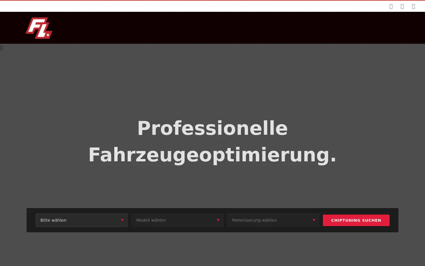 Screenshot of fastlanetuning.ch