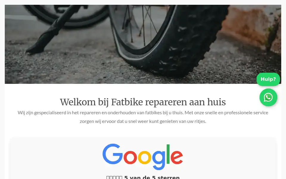 Screenshot of fatbikemakenaanhuis.nl