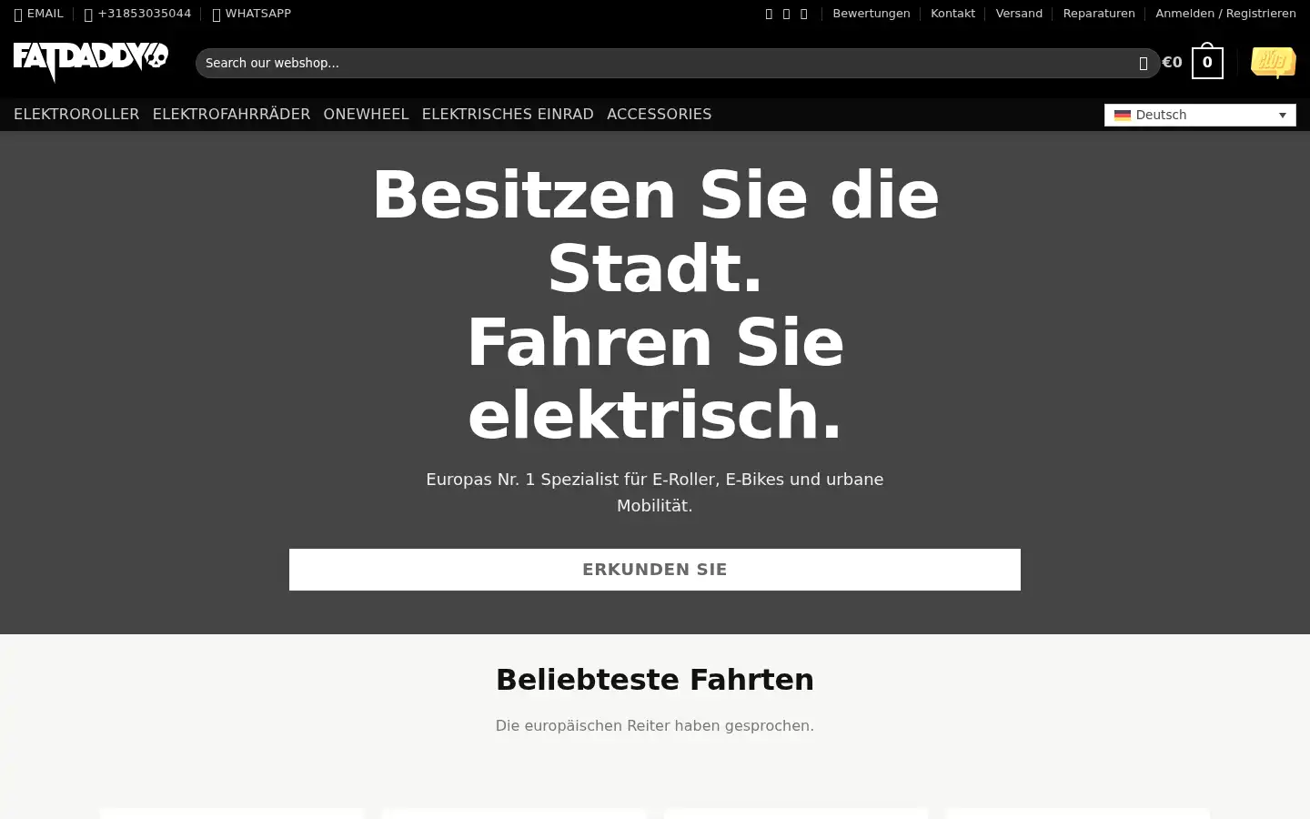 Screenshot of fatdaddy.de