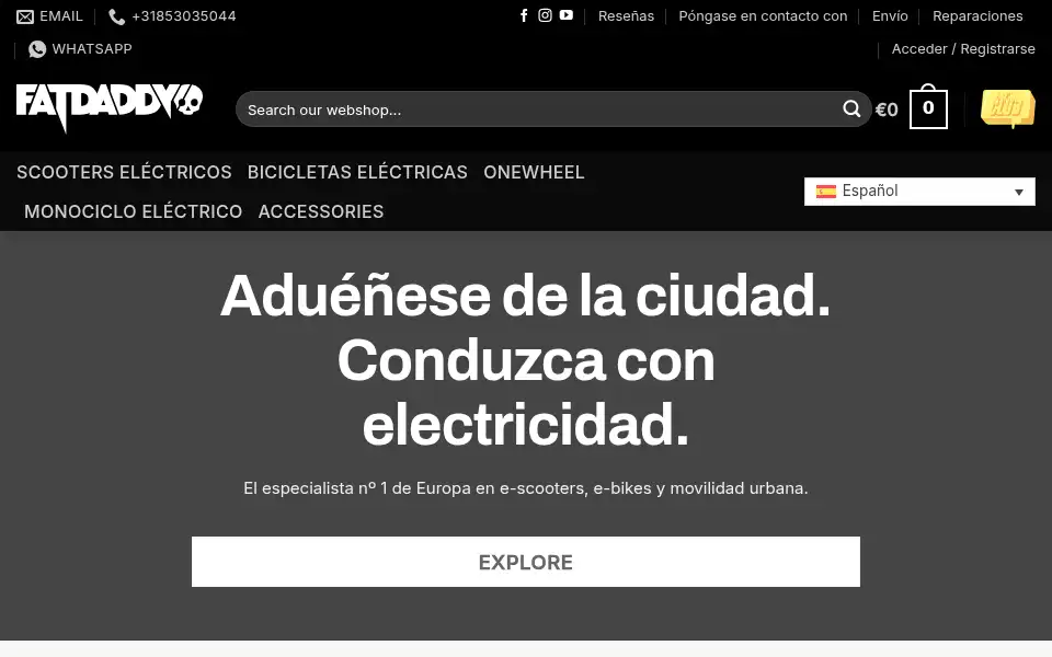 Screenshot of fatdaddy.es