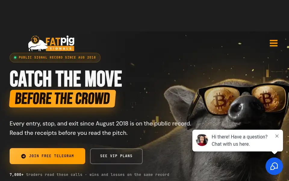 Screenshot of fatpigsignals.com