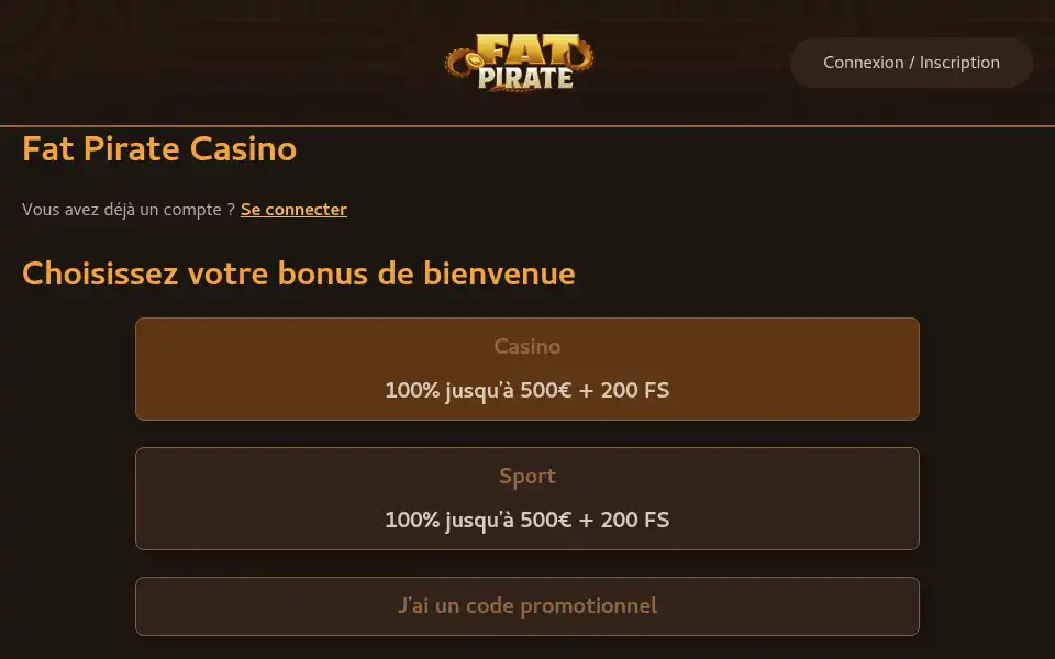 Screenshot of fatpirate-casino1.com
