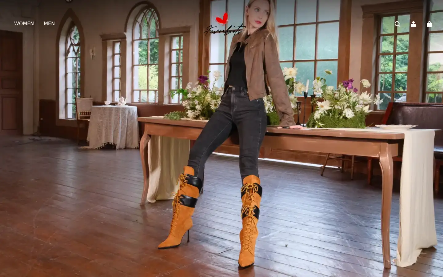 Screenshot of favorboots.com