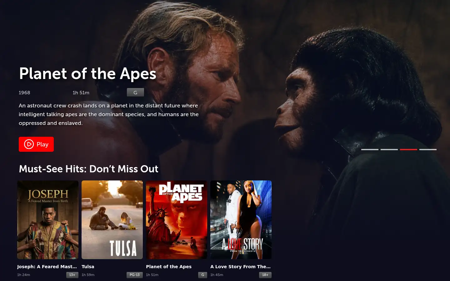 Screenshot of fawesome.tv