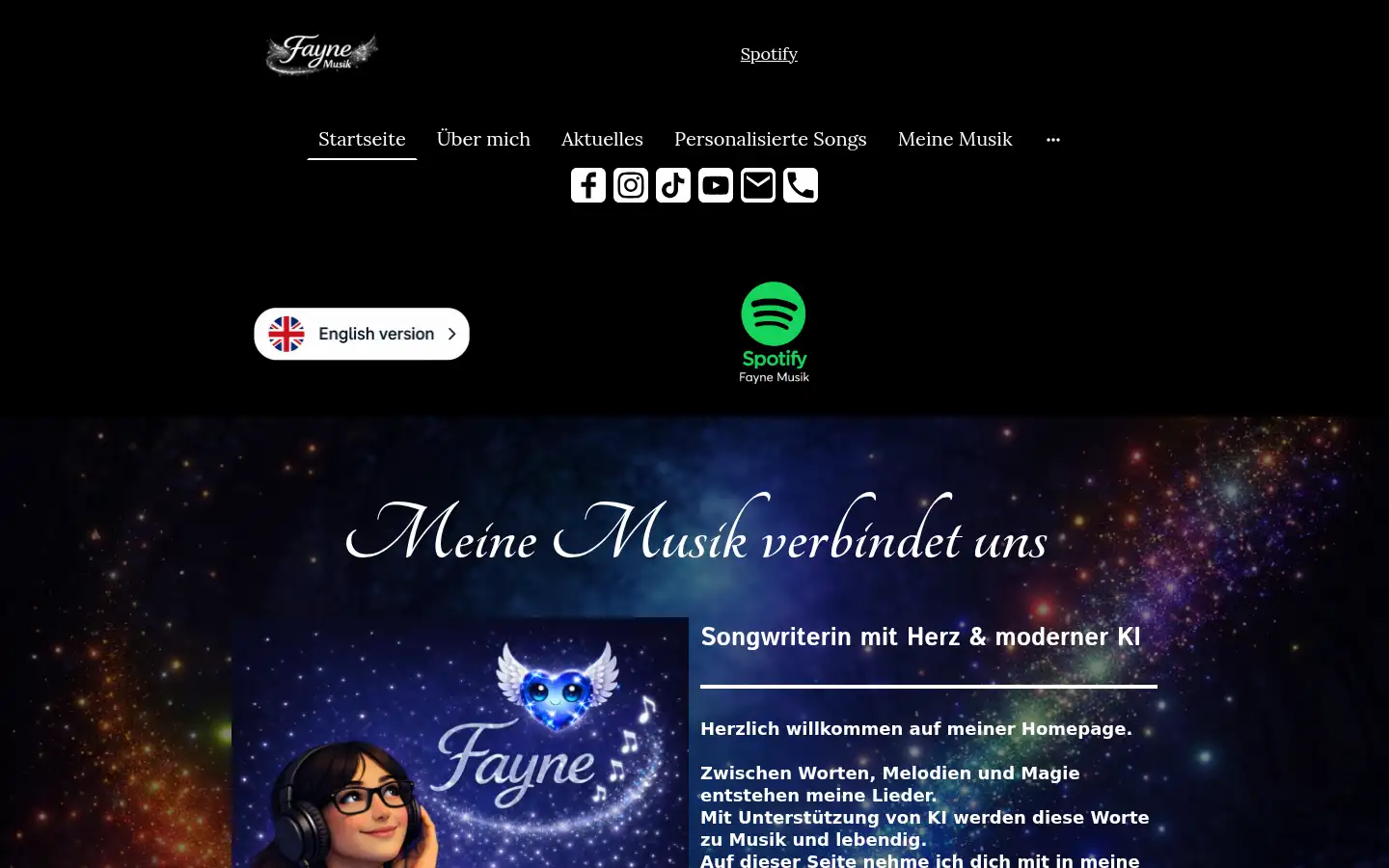 Screenshot of faynemusik.de