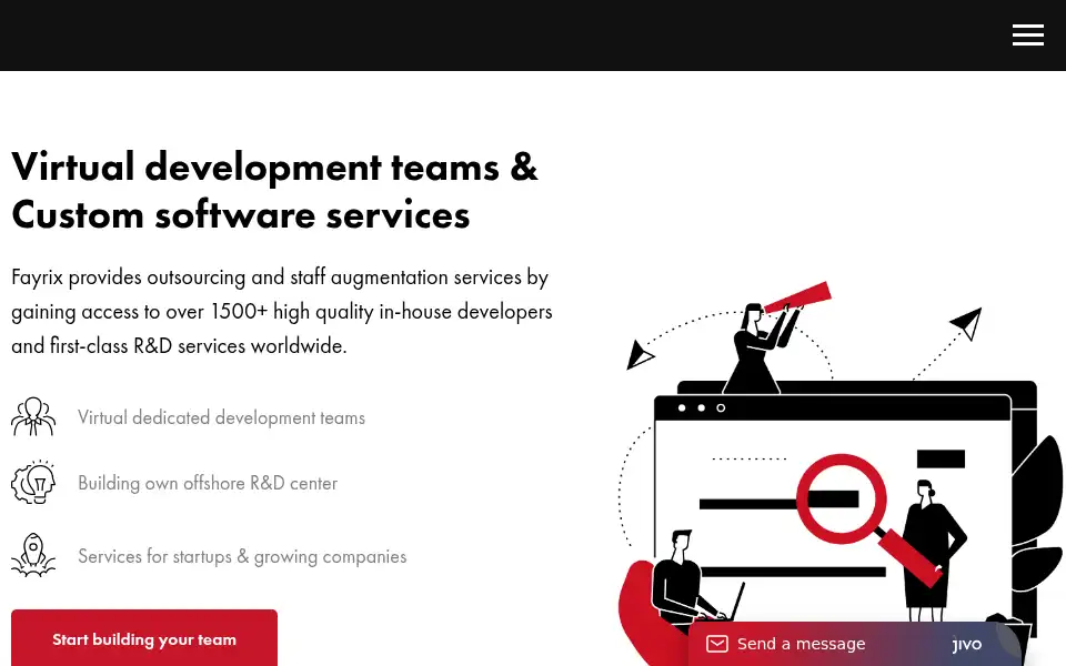 Screenshot of fayrix.com