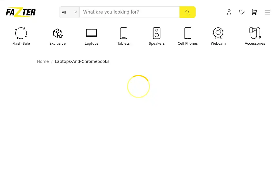 Screenshot of fazter.com