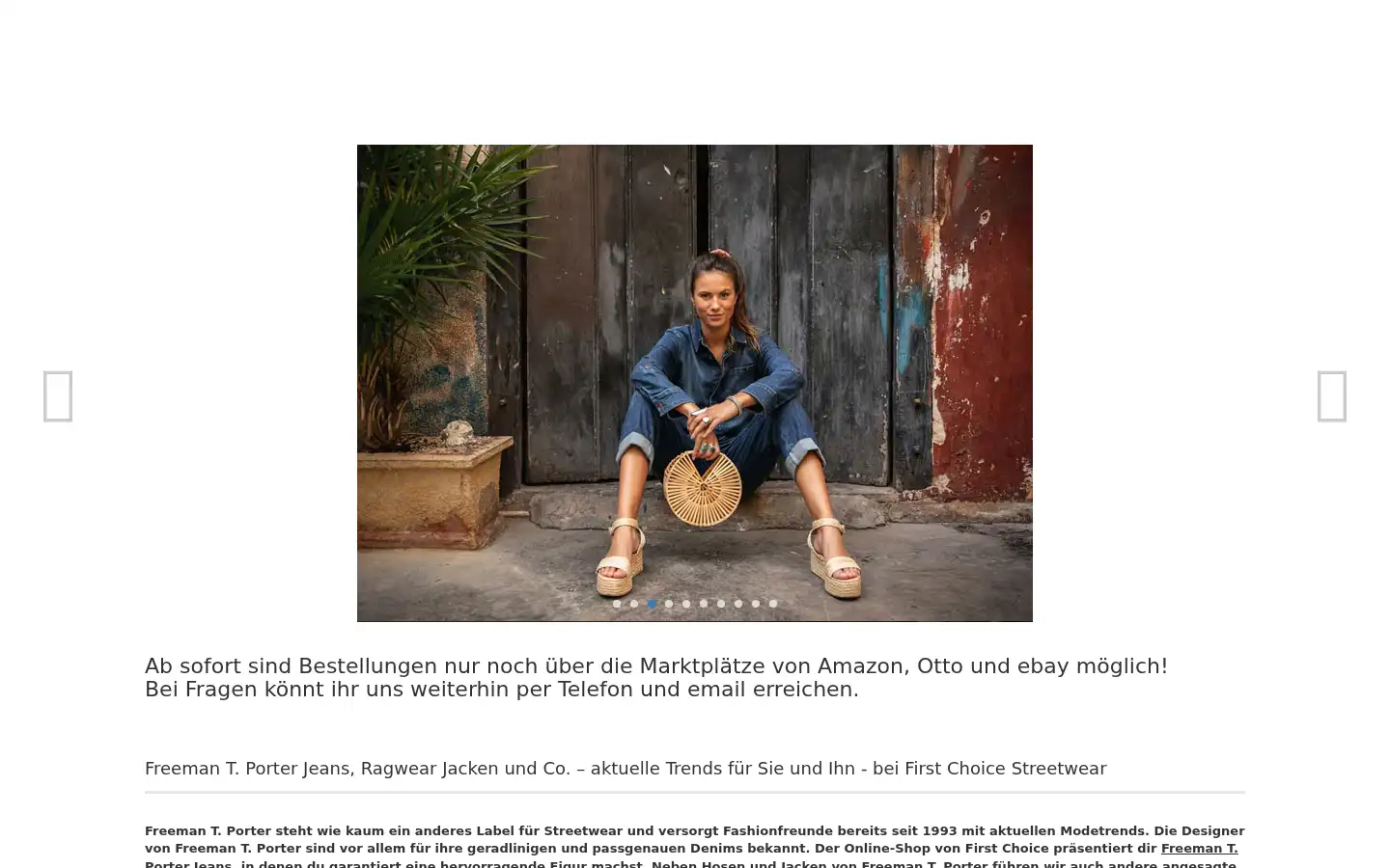 Screenshot of fc-streetwear.de