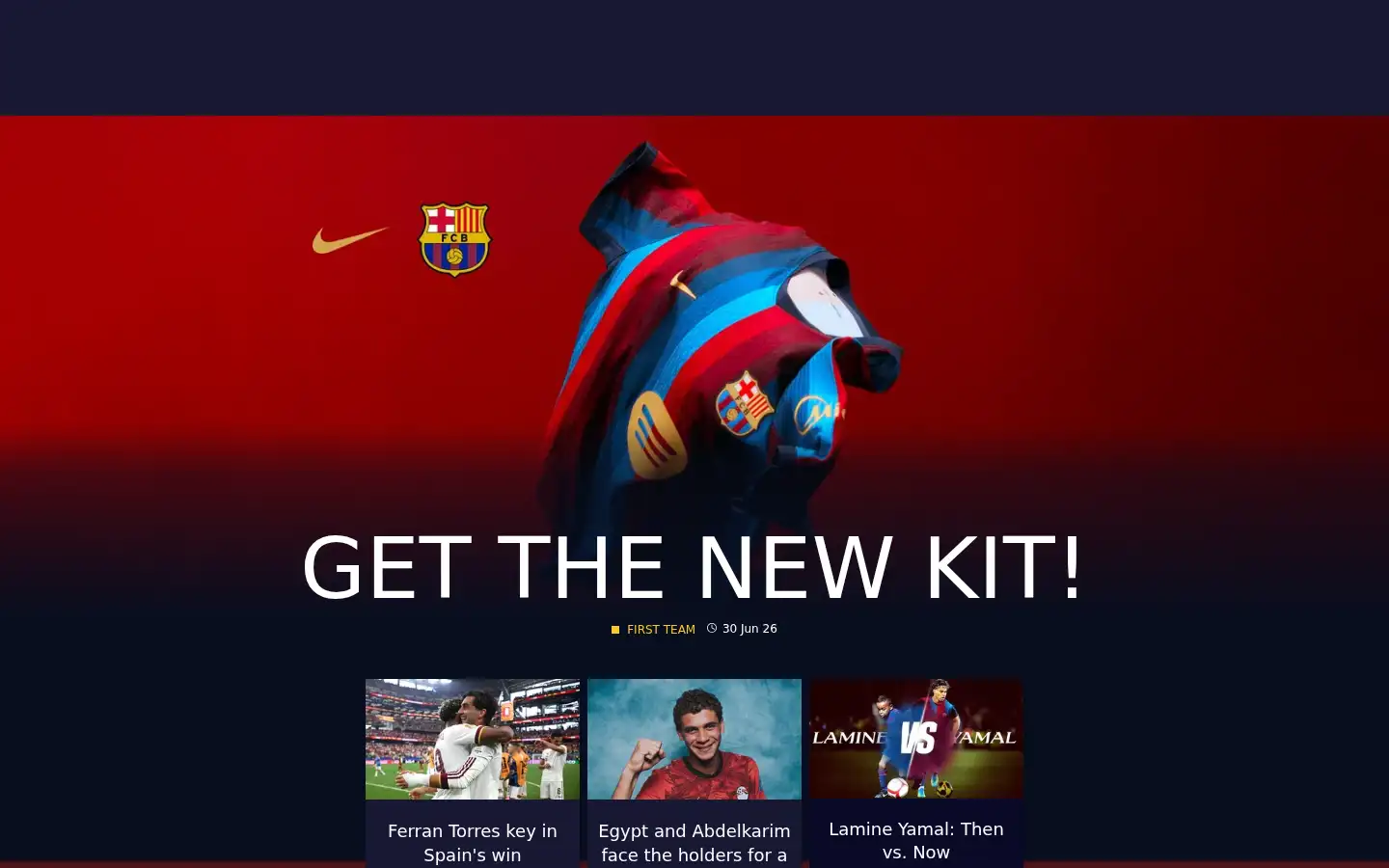 Screenshot of fcbarcelona.com