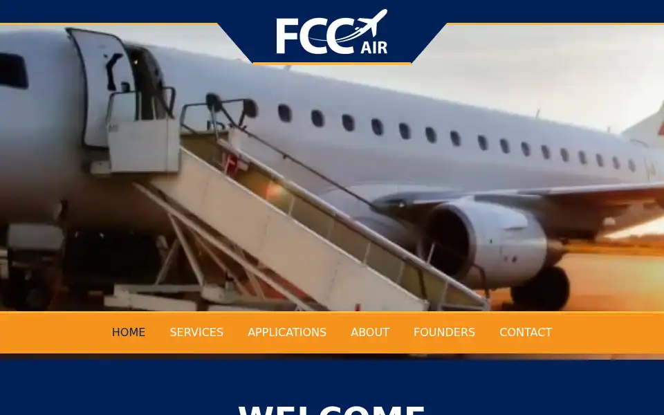 Screenshot of fccair.com