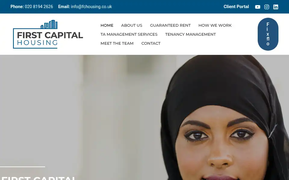 Screenshot of fchousing.co.uk