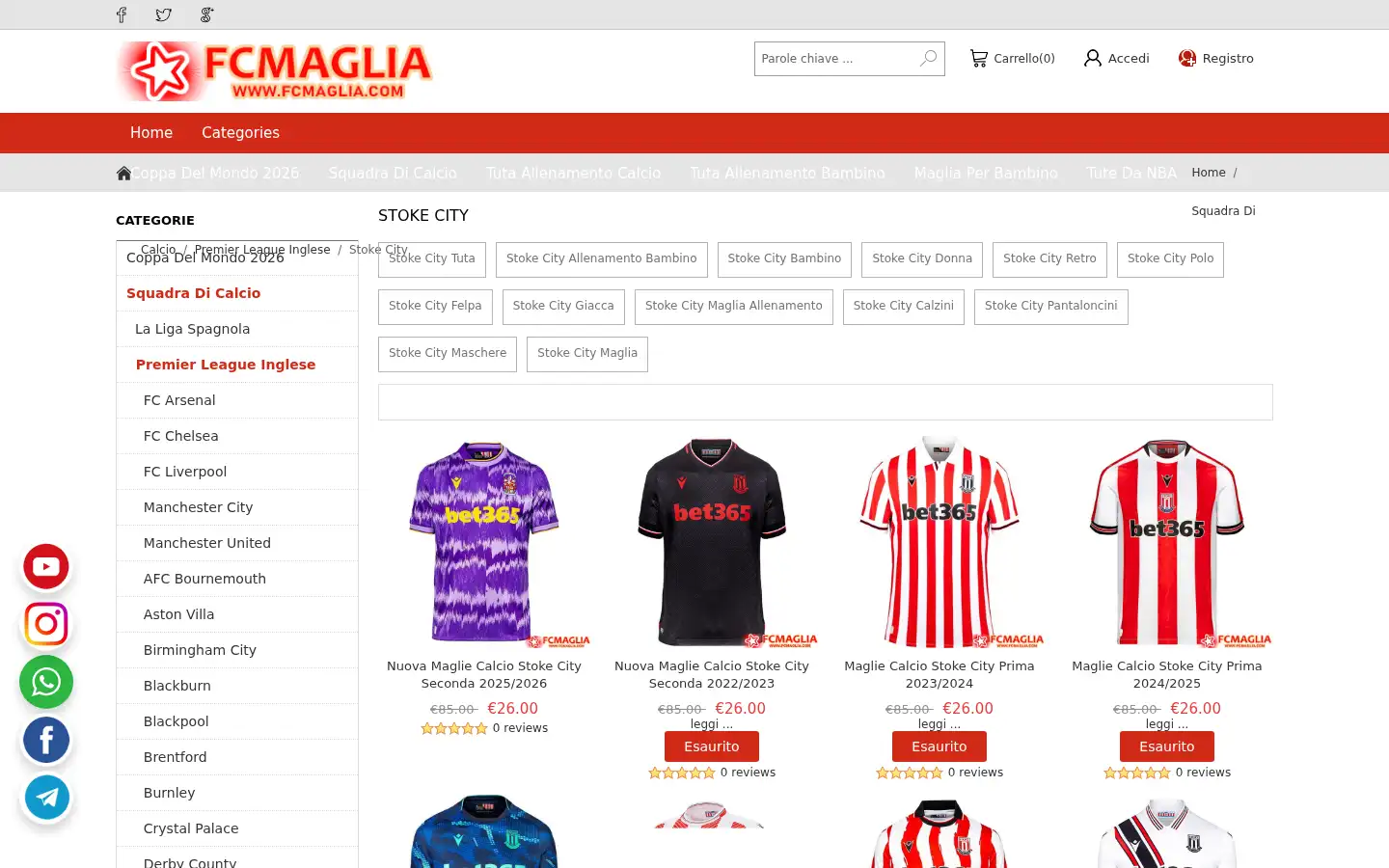 Screenshot of fcmaglia.com