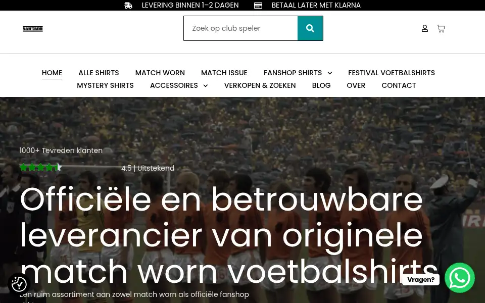 Screenshot of fcmatchworn.nl