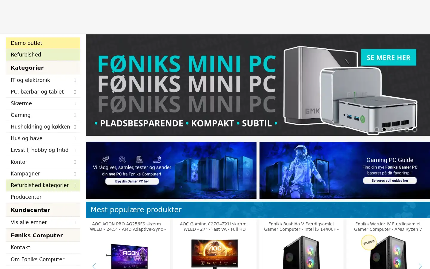 Screenshot of fcomputer.dk