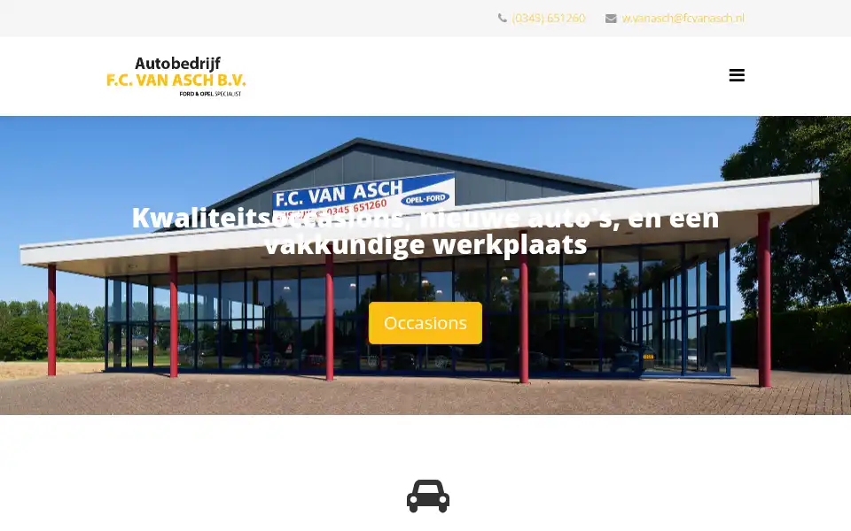 Screenshot of fcvanasch.nl