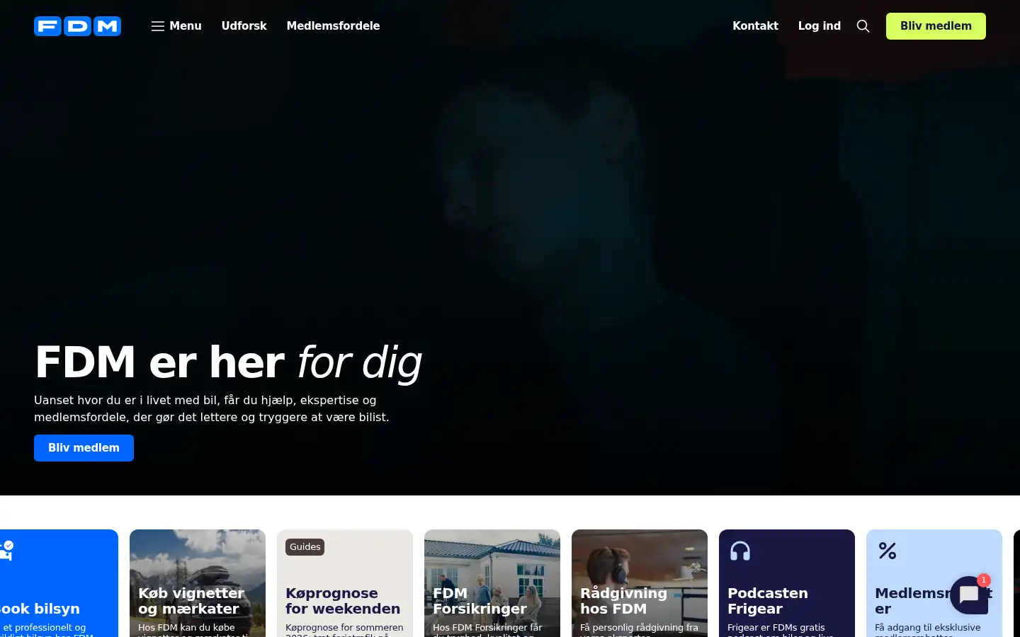 Screenshot of fdm.dk