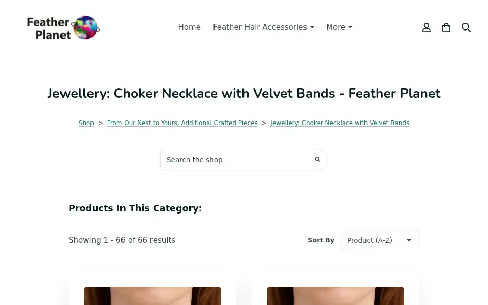 Screenshot of featherplanet.com