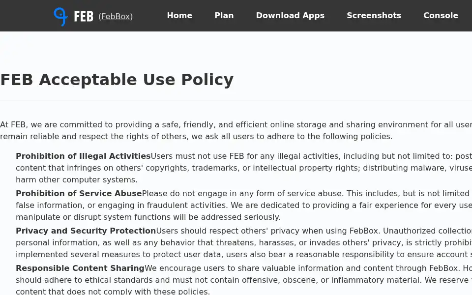 Screenshot of febbox.com