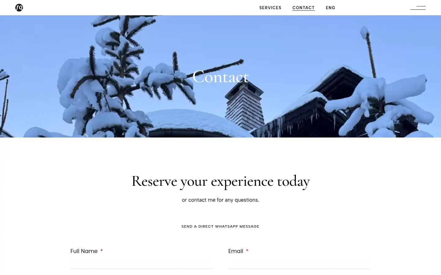 Screenshot of federicaquassolo.com