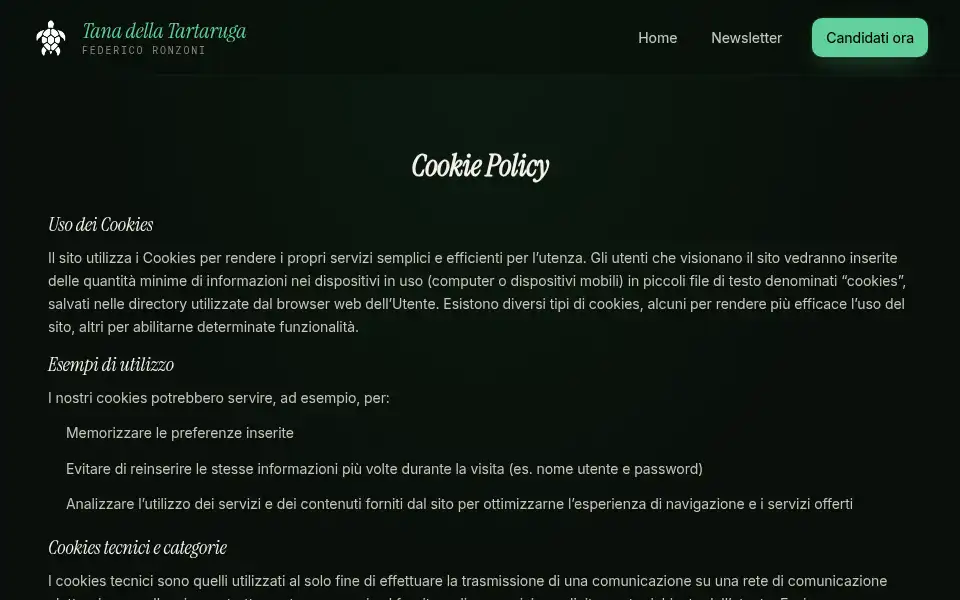 Screenshot of federicoronzoni.com