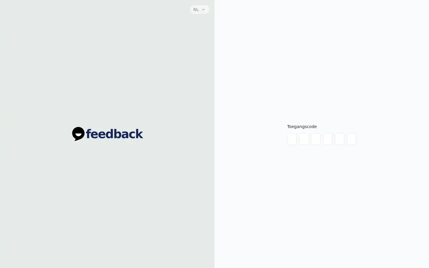 Screenshot of feedback.nl