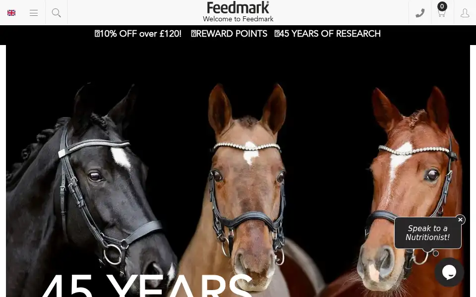 Screenshot of feedmark.com
