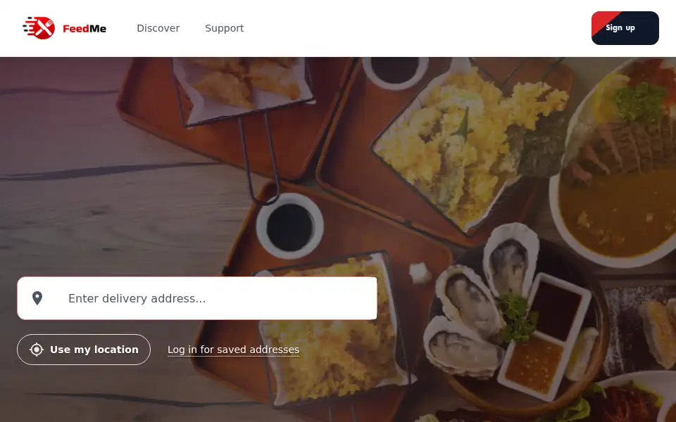 Screenshot of feedme.ie