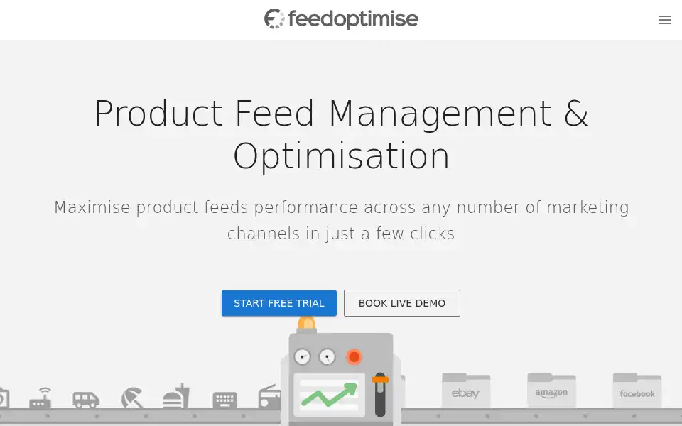 Screenshot of feedoptimise.com