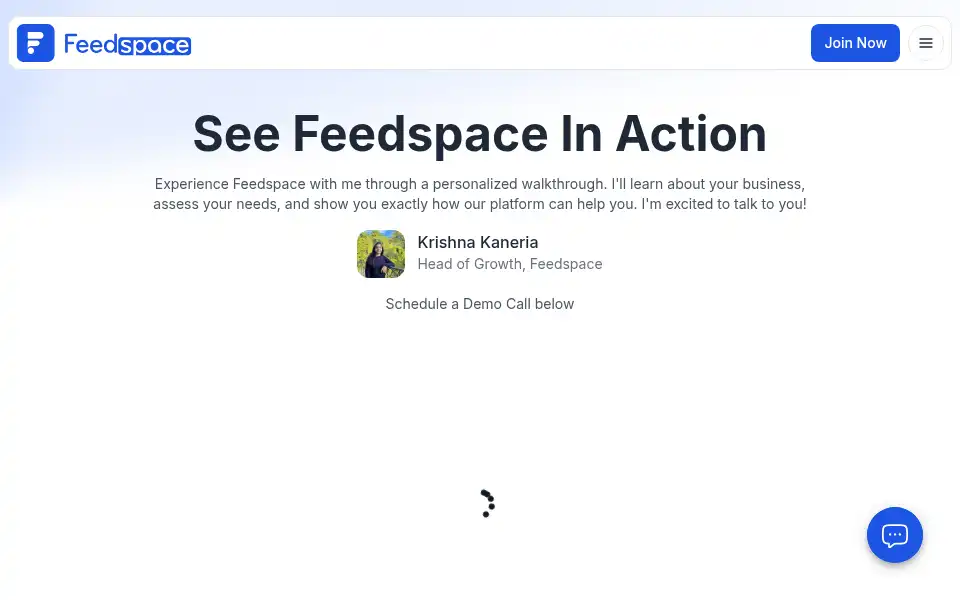Screenshot of feedspace.io