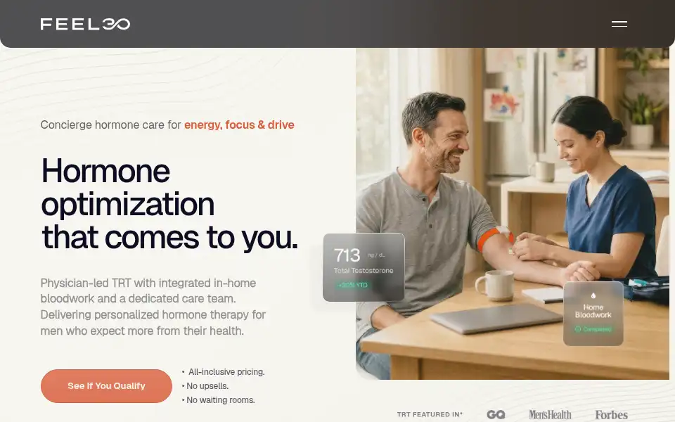 Screenshot of feel30.com