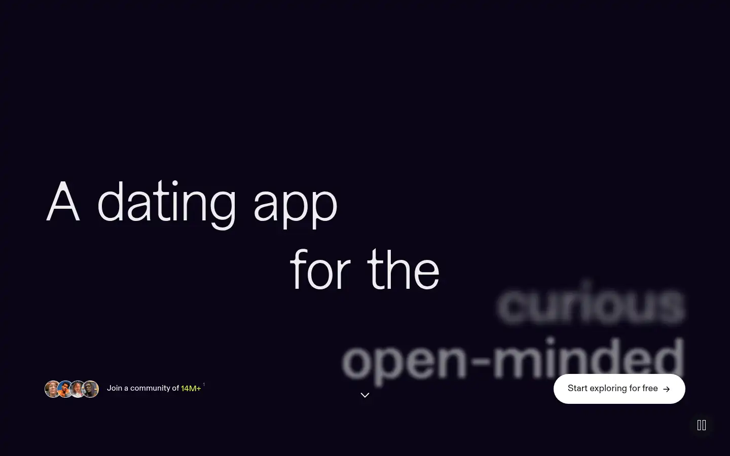 Screenshot of feeld.co