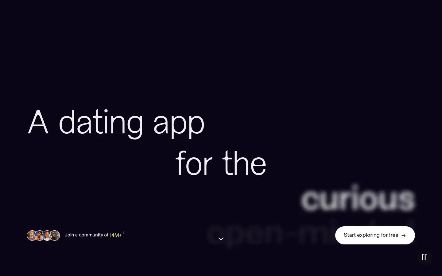 Screenshot of feeld.com