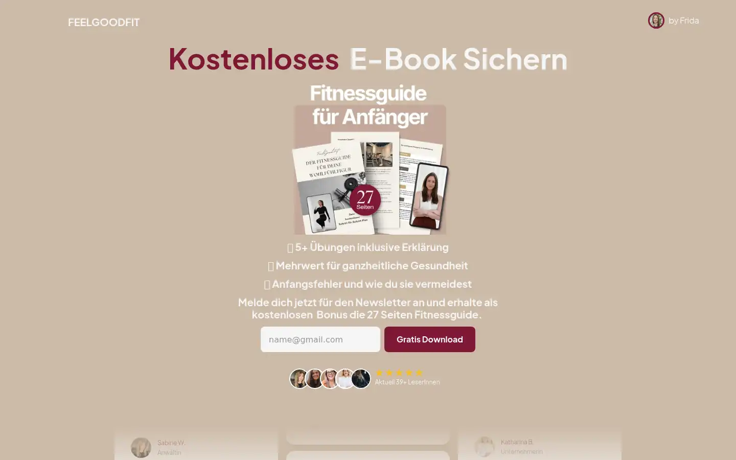 Screenshot of feelgoodfit.at