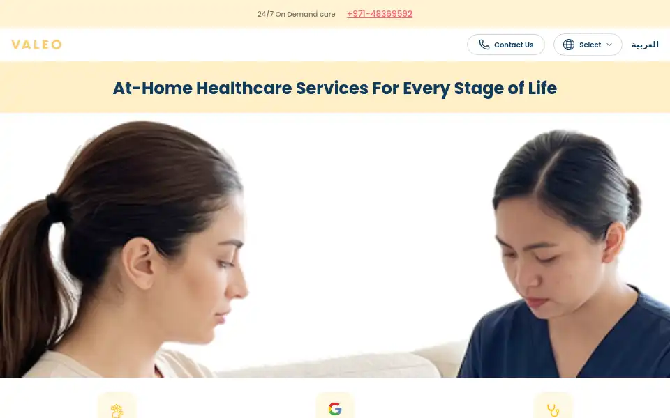 Screenshot of feelvaleo.com