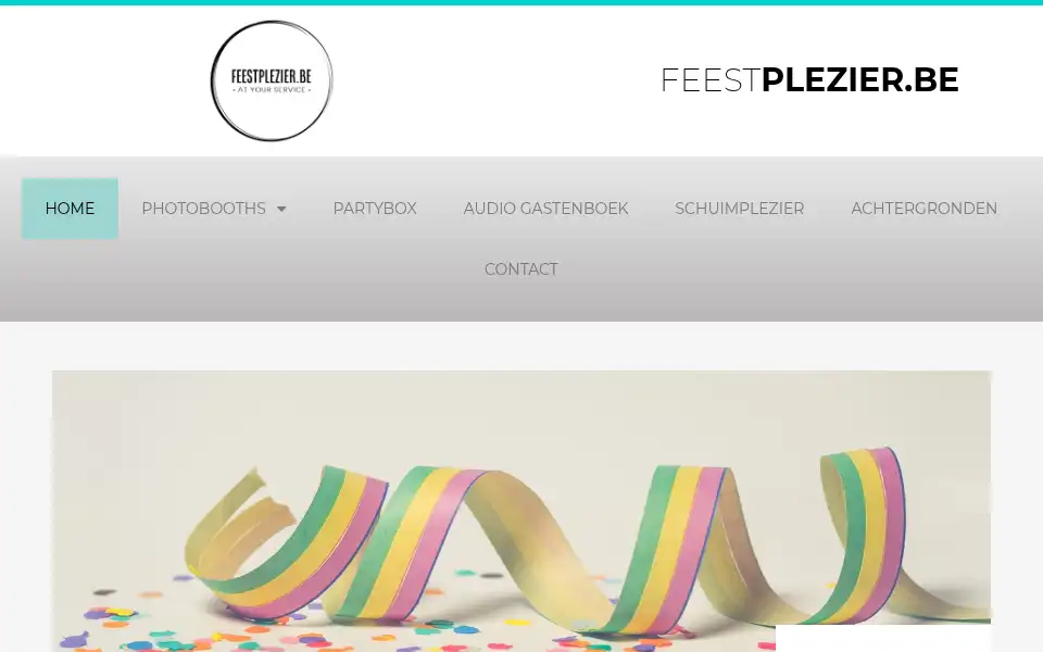 Screenshot of feestplezier.be