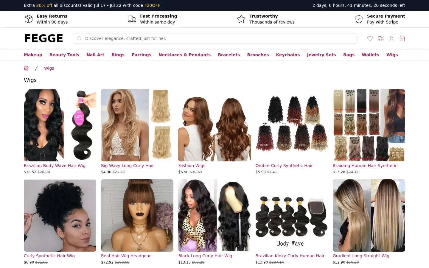 Screenshot of fegge.com