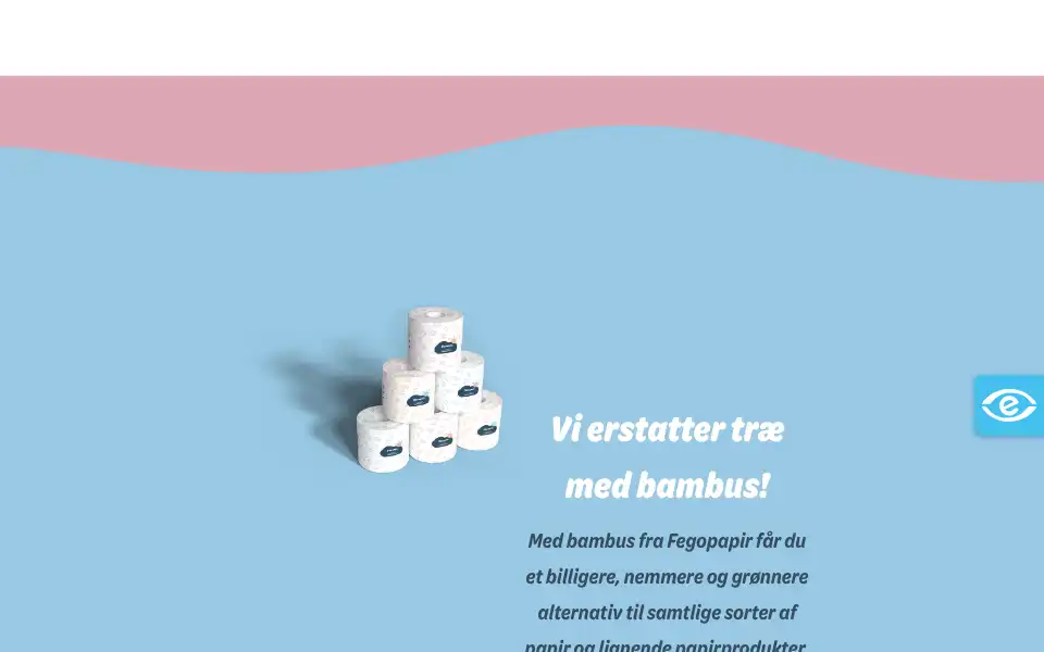 Screenshot of fegopapir.dk