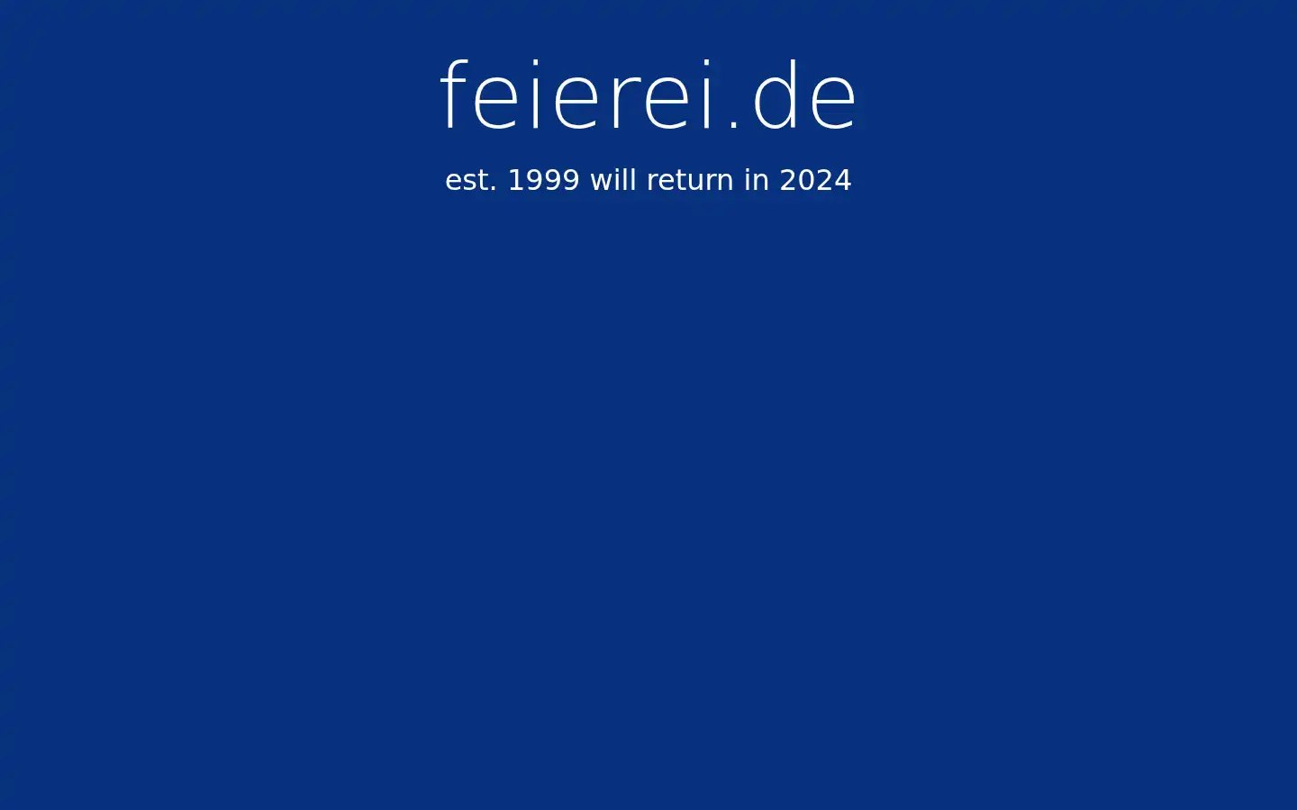Screenshot of feierei.de