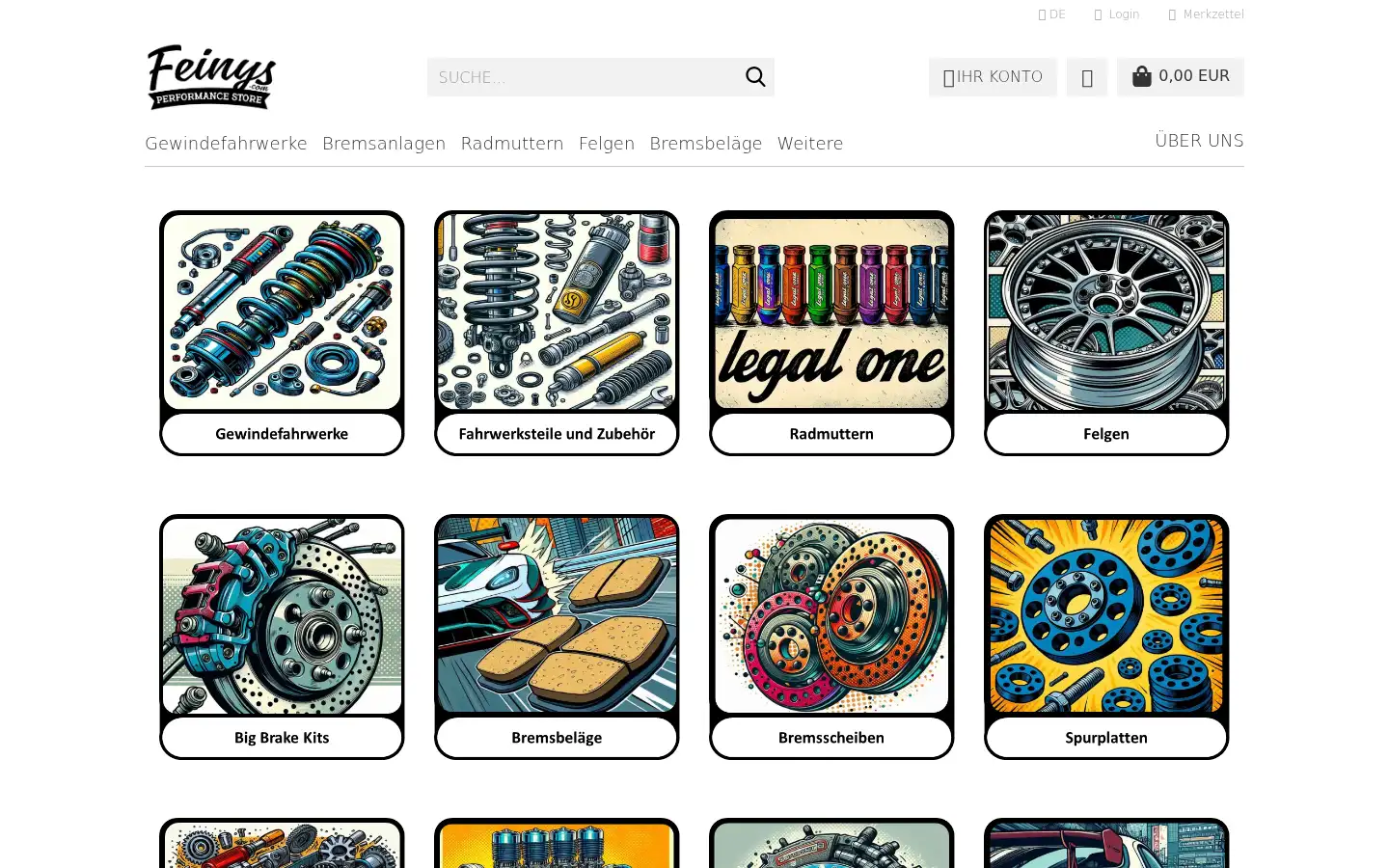 Screenshot of feinys.com