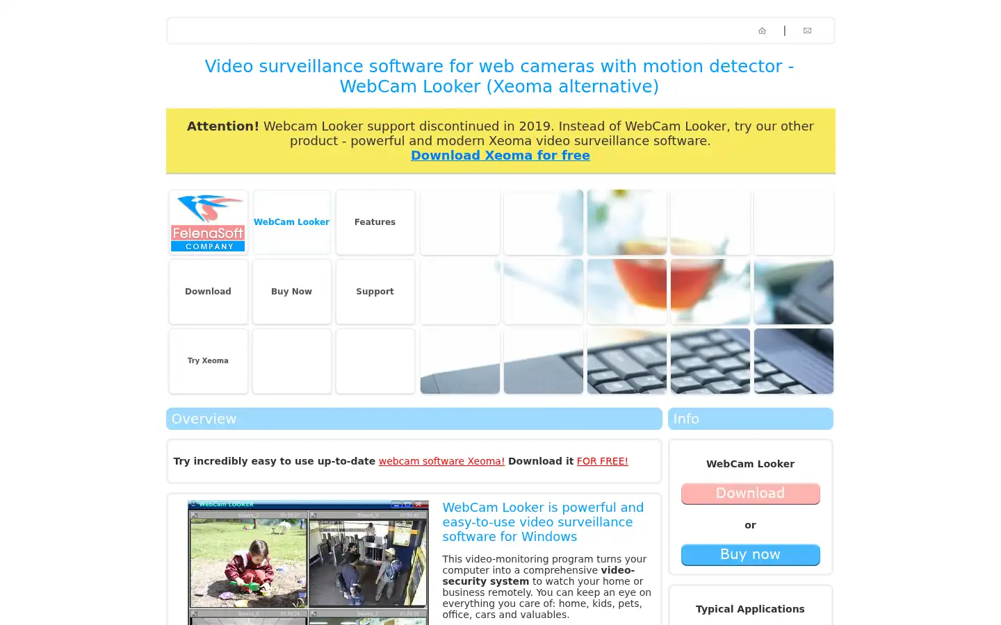 Screenshot of felenasoft.com