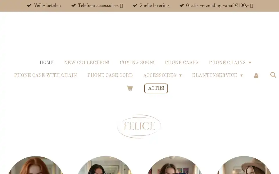 Screenshot of felicephoneatelier.com