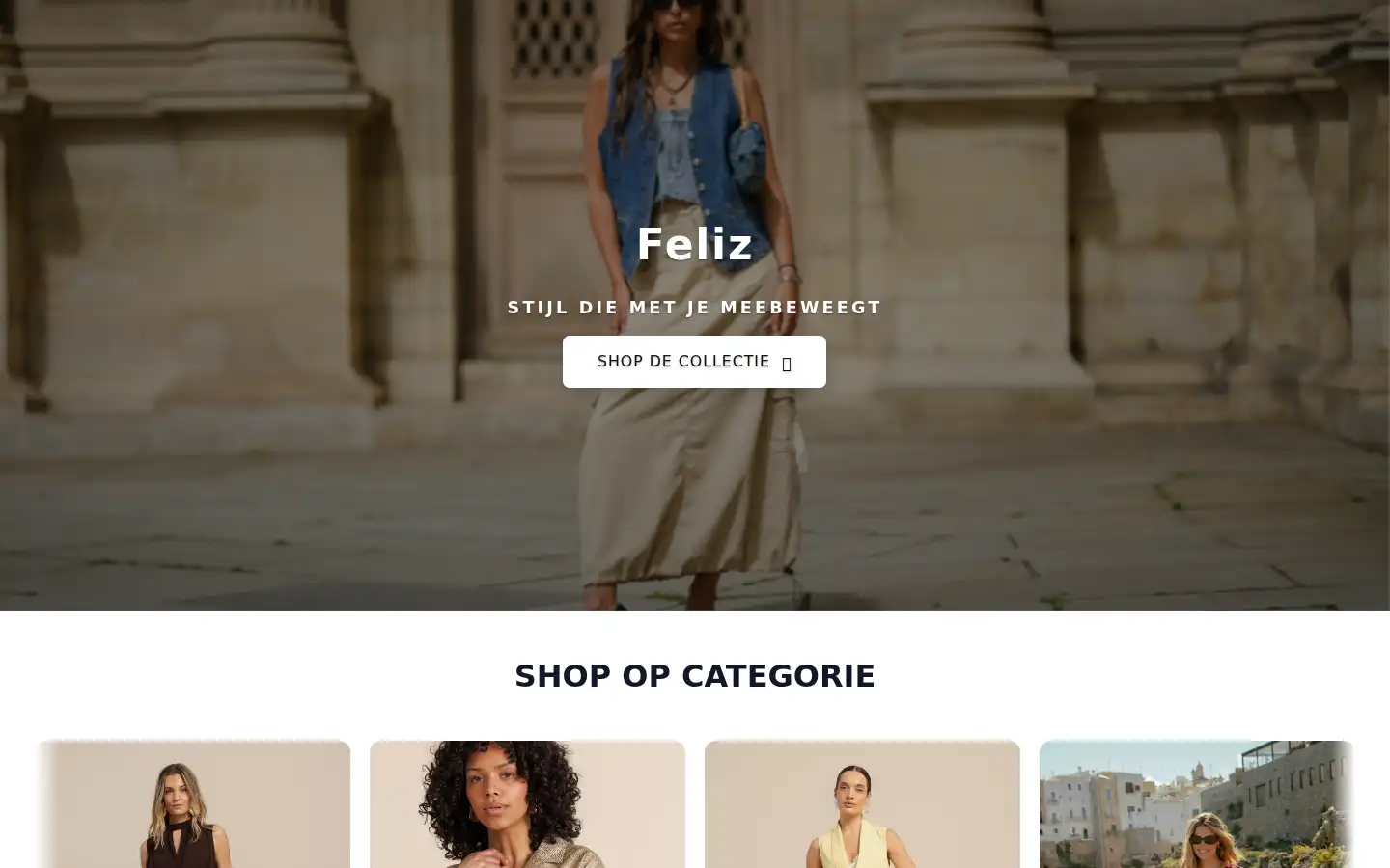 Screenshot of feliz-fashion.nl