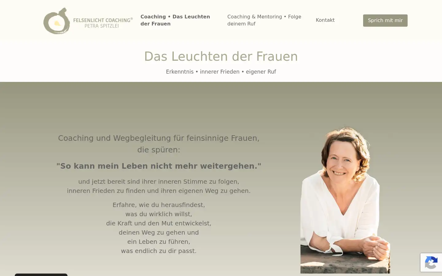 Screenshot of felsenlicht-coaching.de