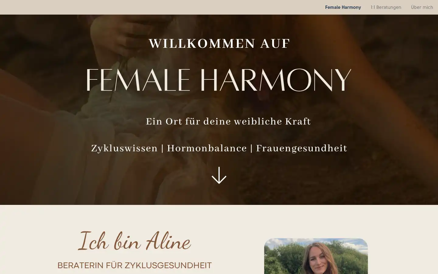 Screenshot of femaleharmony.de