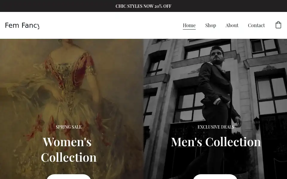 Screenshot of femfancy.com