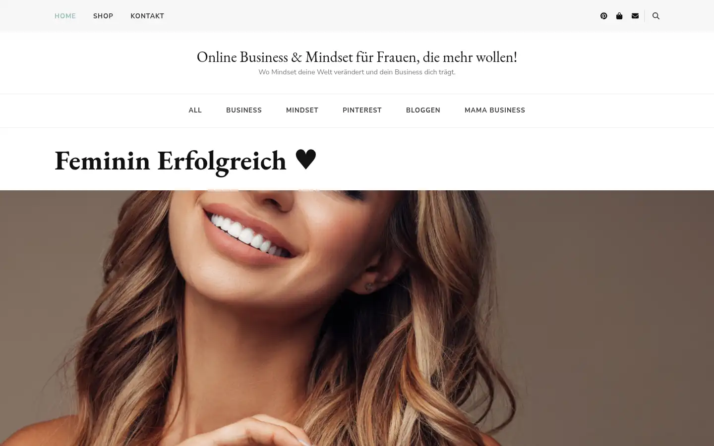 Screenshot of femininerfolgreich.de