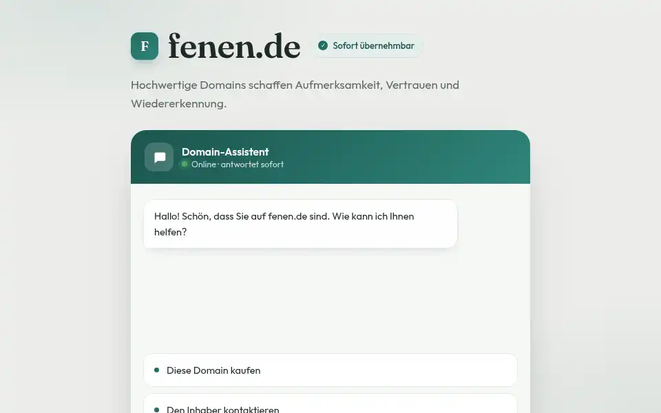 Screenshot of fenen.de