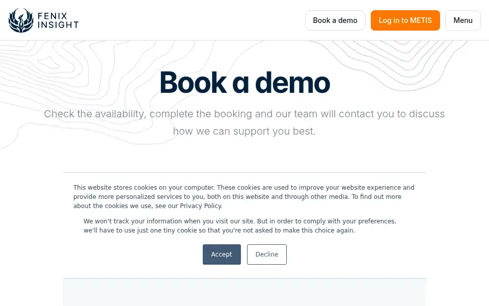 Screenshot of fenix-insight.online